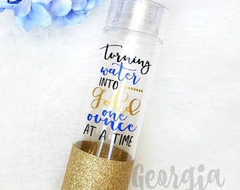 Breastfeeding Glitter Dipped Water Bottle // Glitter Cup // Turning Water into Gold One Ounce at a Time