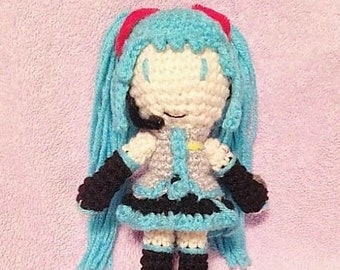 Crochet Hatsune Miku Amigurumi Doll English PDF Pattern