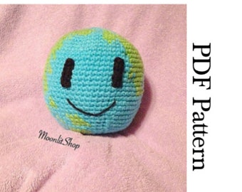 Crochet Happy Earth Amigurumi Plush English PDF Pattern
