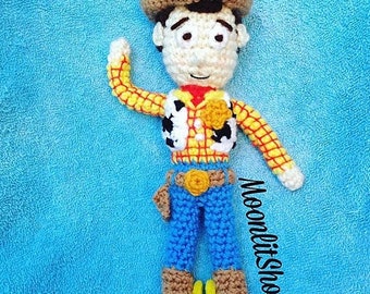 Crochet Woody Amigurumi Doll English PDF Pattern