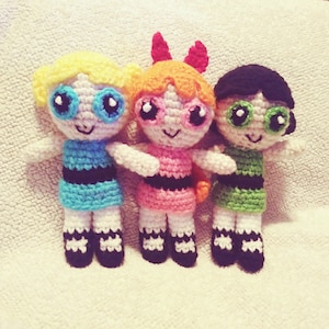 Crochet The PowerPuff Girls Amigurmi Plush PDF English Pattern