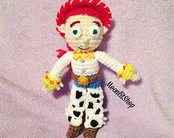 Crochet Jessie Amigurumi Doll English PDF Pattern