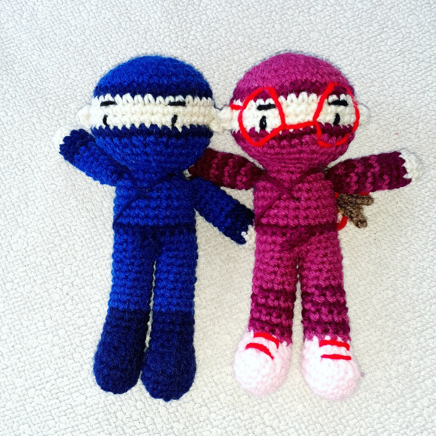 Crochet Wesley & Georgie Amigurumi Plush From Hello Ninja English