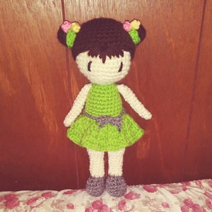 Crochet Amanda Doll Amigurumi Plush Doll PDF English Pattern