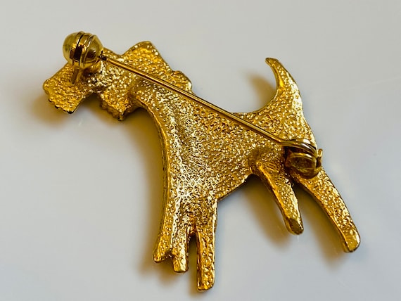 Enamel Vintage Dogs Brooch or Pin - image 3