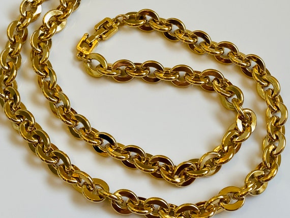 Givenchy Vintage Rolo Link Chain Necklace