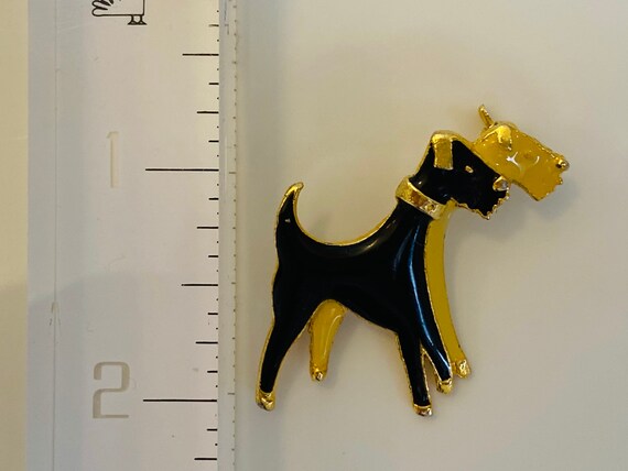 Enamel Vintage Dogs Brooch or Pin - image 4