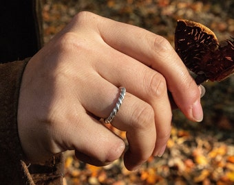 Viking Ring torc sterling silver autumn collection silver