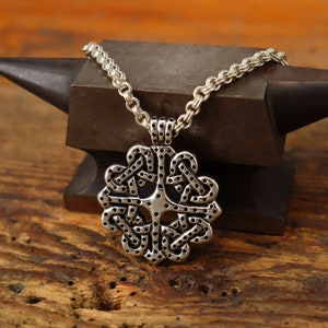 Viking pendant sterling silver bronze brass norse celtic necklace medieval haithabu