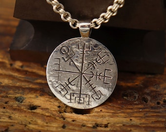 vegvisir pendant sterling silver magic