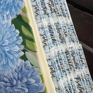 Bible Tabs, Books of the Bible, Laminated Bible Tabs, Topic Bible Tabs, Scripture Organizer, Bible Tabs for women, Bible Journaling