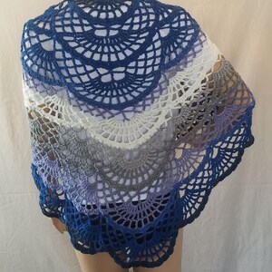 Häkelanleitung - Schmetterlings-Schal, Stola, Sarong, Cover Up, Häkelanleitung Bild 6