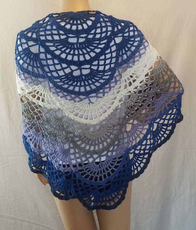 Häkelanleitung - Schmetterlings-Schal, Stola, Sarong, Cover Up, Häkelanleitung Bild 6
