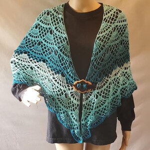 Häkelanleitung - Schmetterlings-Schal, Stola, Sarong, Cover Up, Häkelanleitung Bild 8