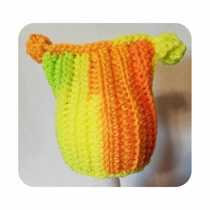 Cutie Pie Curly Cue Hat, Babymössa VIRKMÖNSTER - Nyfödd Baby, Spädbarn eller Kan Göras För Valfri Storlek MÖNSTER Endast