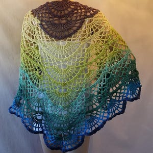 Häkelanleitung - Schmetterlings-Schal, Stola, Sarong, Cover Up, Häkelanleitung Bild 4