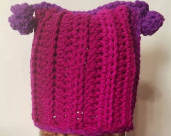 Baby Cutie Pie Hat, Baby Beanie, Baby Cap, Baby Shower Gift, Newborn Hat, New Mom Gift, Baby Rainbow Hat, Curly Cue Hat, Purple Baby Hat