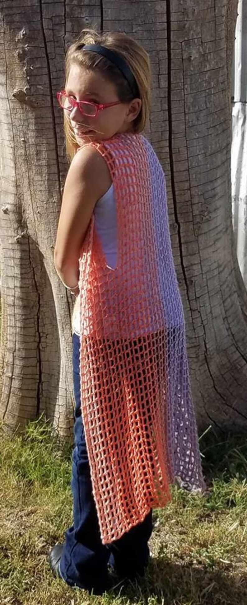Crochet Mesh Swimsuit Beach Cover Up Beachcomber Duster | Etsy