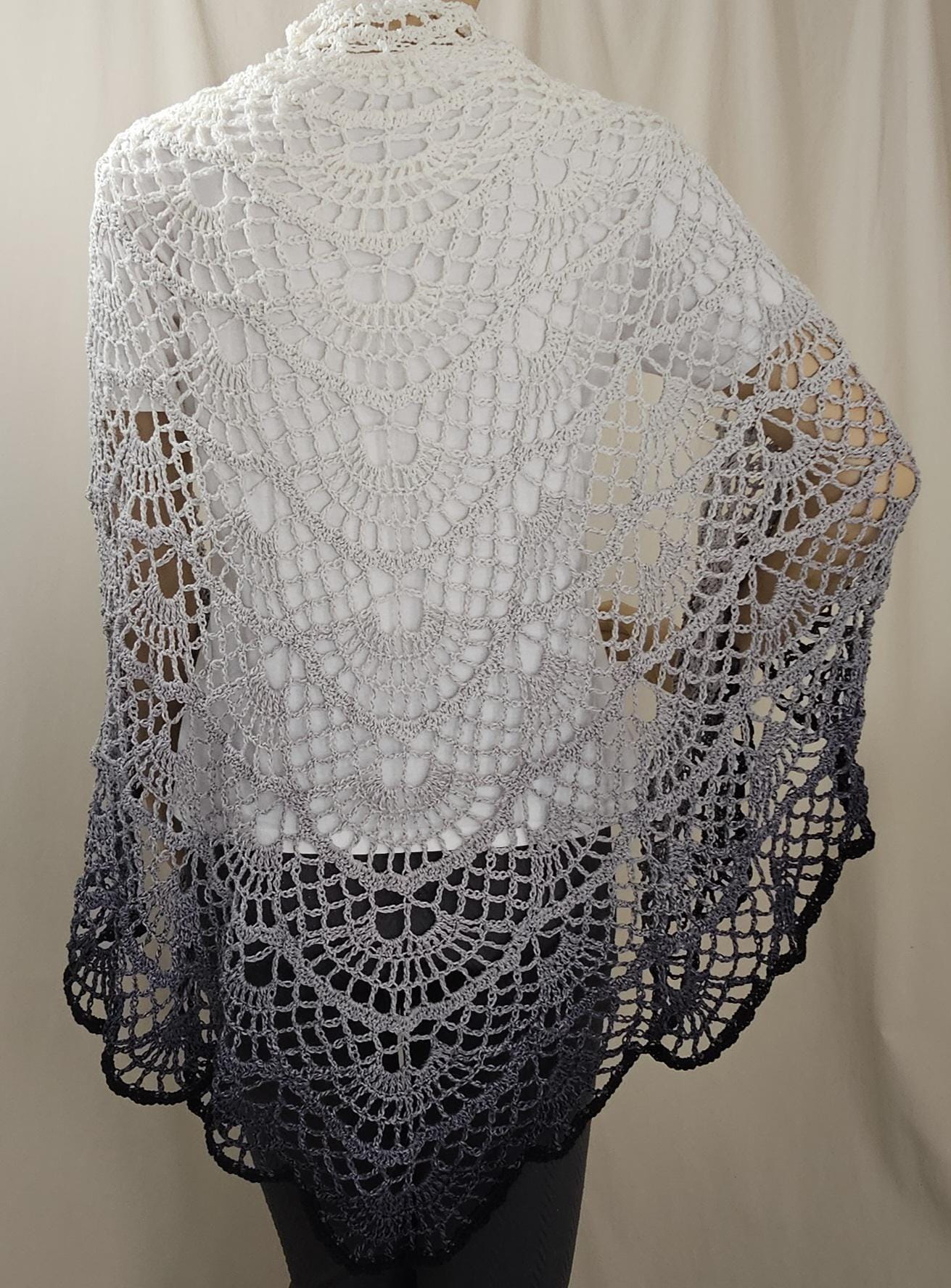 22 Butterfly Shawl Crochet Patterns for Lace Wraps, Vintage Shapes, and Winged Statement... 14 Crochet pattern butterfly shawl