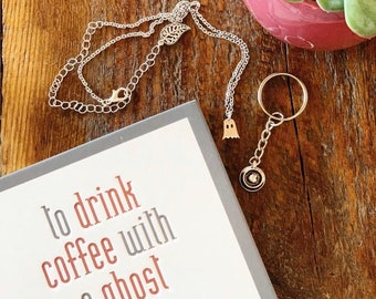 to drink coffee with a ghost: amanda lovelace x raven beads