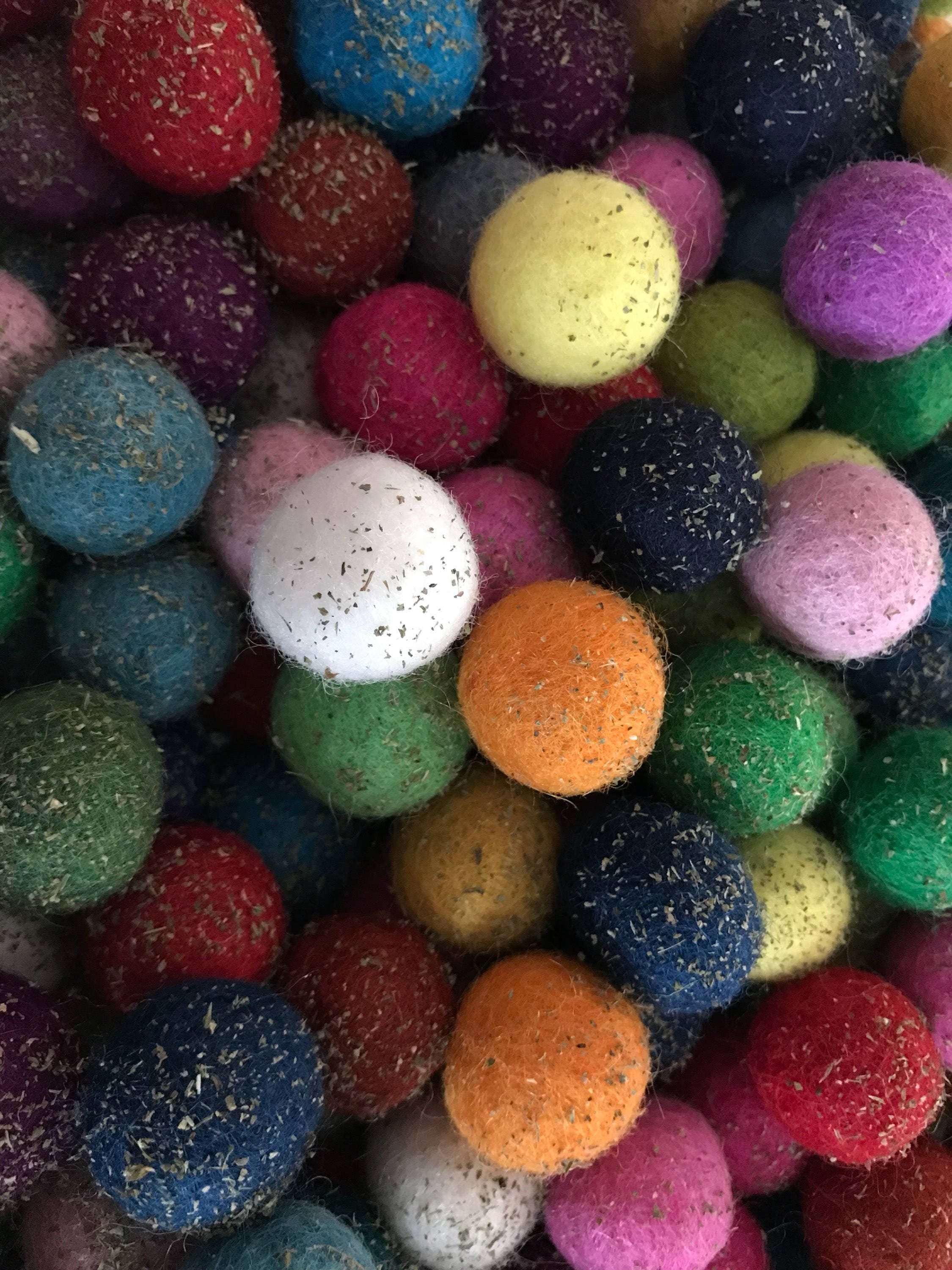 Espana | Bolas De Fieltro De Colores De Lana De Oveja (140