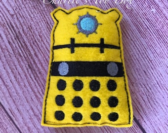 Dr Who Yellow Dalek inspired Catnip Toy