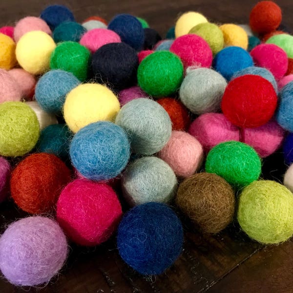 Felted Wool Balls infused with Catnip