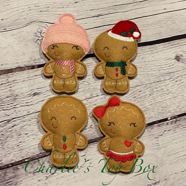 Gingerbread Girls and Boys Catnip Toys