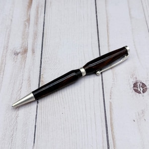 Cocobolo Twist Pen, Wooden Pen, Handmade Pen, Gift for Writers, Pen for Professionals, Executive Gift | Gift for Him | Fathers Day Gift