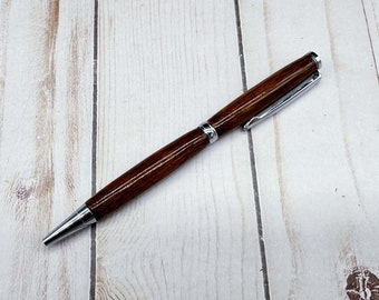 Handmade Wenge Wood Twist Pen: Executive Gift