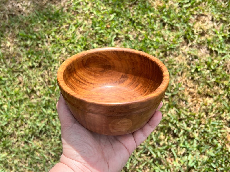 East Indian Rosewood Bowl Wood Bowl Wooden Home Decor Decorative Bowl Handmade Wood Bowl Handturned Wood Bowl Wood Candy Dish image 6