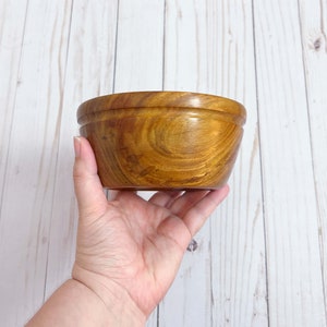 East Indian Rosewood Bowl Wood Bowl Wooden Home Decor Decorative Bowl Handmade Wood Bowl Handturned Wood Bowl Wood Candy Dish image 1