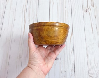 East Indian Rosewood Bowl | Wood Bowl | Wooden Home Decor | Decorative Bowl | Handmade Wood Bowl | Handturned Wood Bowl | Wood Candy Dish