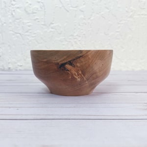 Maple Wood Bowl, Wooden Bowl, Wooden Home Decor, Wooden Decorative Bowl, Handmade Wood Bowl, Handturned Wood Bowl | Wood Candy Dish
