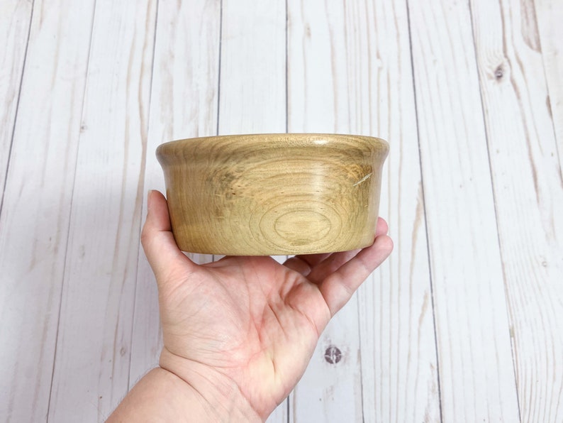 Maple Wood Bowl Wooden Bowl Wooden Home Decor Wooden Decorative Bowl Handmade Wood Bowl Handturned Wood Bowl Wood Candy Dish image 2