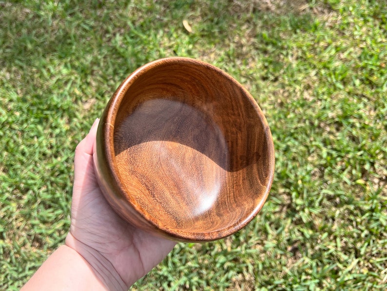 East Indian Rosewood Bowl Wood Bowl Wooden Home Decor Decorative Bowl Handmade Wood Bowl Handturned Wood Bowl Wood Candy Dish image 9