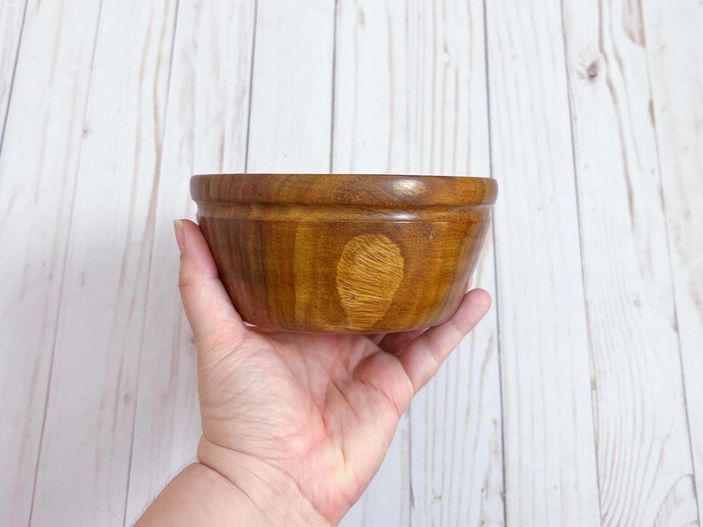 East Indian Rosewood Bowl Wood Bowl Wooden Home Decor Decorative Bowl Handmade Wood Bowl Handturned Wood Bowl Wood Candy Dish image 2