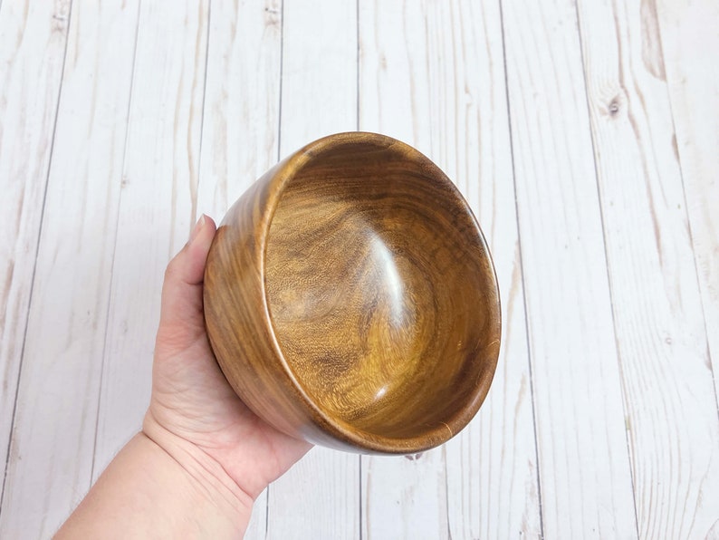East Indian Rosewood Bowl Wood Bowl Wooden Home Decor Decorative Bowl Handmade Wood Bowl Handturned Wood Bowl Wood Candy Dish image 4