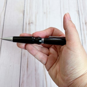 African Blackwood Click Pen Wooden Pen Handmade Pen Gift for Writers Pen for Professionals Executive Gift Gift for Him image 6