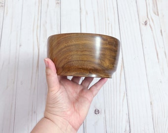 Handmade East Indian Rosewood Bowl: Wooden Home Decor, Candy Dish