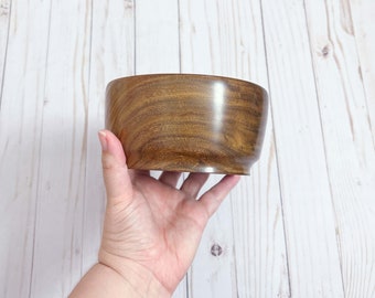 East Indian Rosewood Bowl | Wood Bowl | Wooden Home Decor | Decorative Bowl | Handmade Wood Bowl | Handturned Wood Bowl | Wood Candy Dish