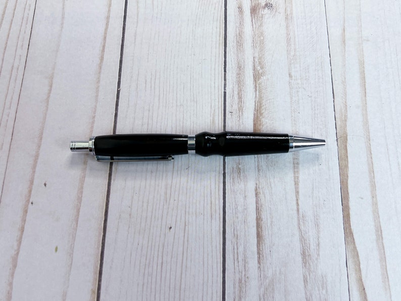 African Blackwood Click Pen Wooden Pen Handmade Pen Gift for Writers Pen for Professionals Executive Gift Gift for Him image 4