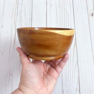 Red Cedar Wood Bowl Wood Bowl Wooden Home Decor Decorative Bowl Handmade Wood Bowl Handturned Wood Bowl Wooden Candy Dish image 2