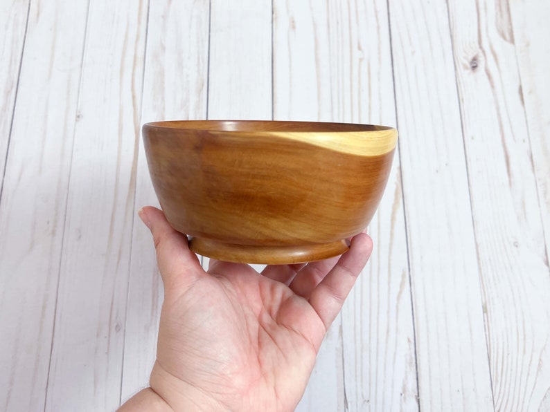 Red Cedar Wood Bowl Wood Bowl Wooden Home Decor Decorative Bowl Handmade Wood Bowl Handturned Wood Bowl Wooden Candy Dish image 2