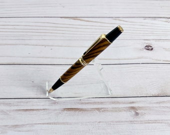 Zebrawood Patrizio Twist Pen, Wooden Pen, Handmade Pen, Gift for Writers, Pen for Professionals, Executive Gift | Gift for Him
