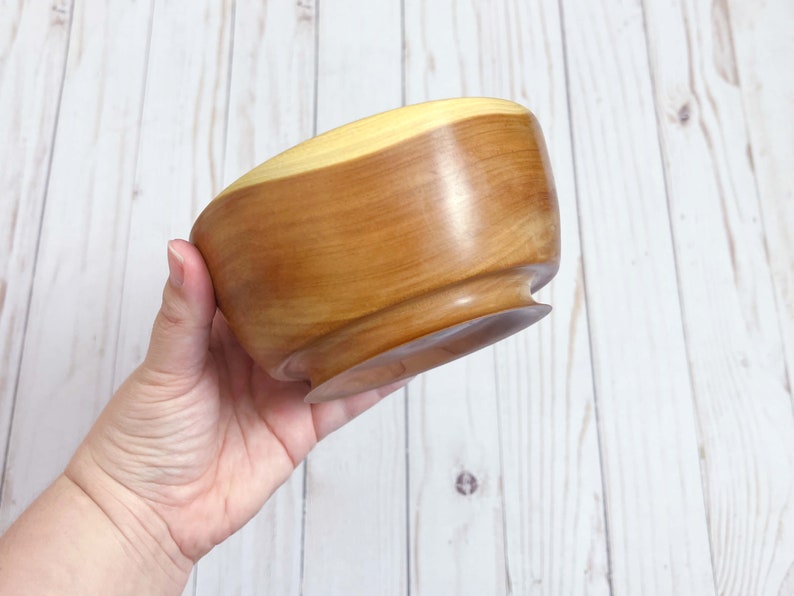 Red Cedar Wood Bowl Wood Bowl Wooden Home Decor Decorative Bowl Handmade Wood Bowl Handturned Wood Bowl Wooden Candy Dish image 6