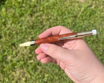 Wooden Mechanical Pencil | 2mm Mechanical Pencil | Handmade Mechanical Pencil | Eucalyptus Burl Pencil | Wooden Pencil | Gift for Writers