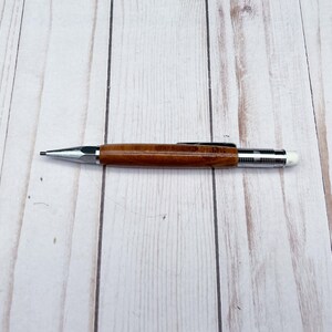 Wooden Mechanical Pencil 2mm Mechanical Pencil Handmade Mechanical Pencil Reclaimed Wood Pencil Wooden Pencil Gift for Writer image 8