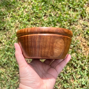 East Indian Rosewood Bowl Wood Bowl Wooden Home Decor Decorative Bowl Handmade Wood Bowl Handturned Wood Bowl Wood Candy Dish image 7