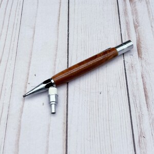 Wooden Mechanical Pencil 2mm Mechanical Pencil Handmade Mechanical Pencil Reclaimed Wood Pencil Wooden Pencil Gift for Writer image 6